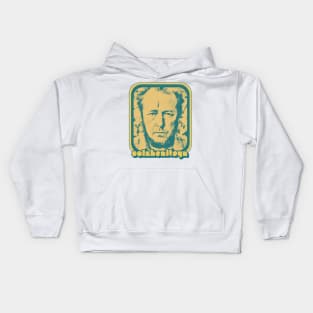 Aleksandr  Solzhenitsyn / Retro Fan Art Design Kids Hoodie